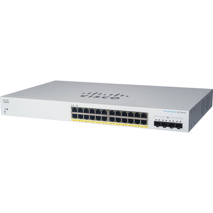 Cisco CBS220-24FP-4G Switch gestionado 24 Puertos Gigabit PoE+ 382W rack montable