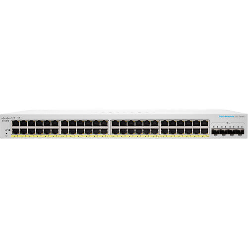 Cisco CBS220-48FP-4X Switch de Red Gestionado 48 Puertos PoE+ 740W 4 Puertos SFP+