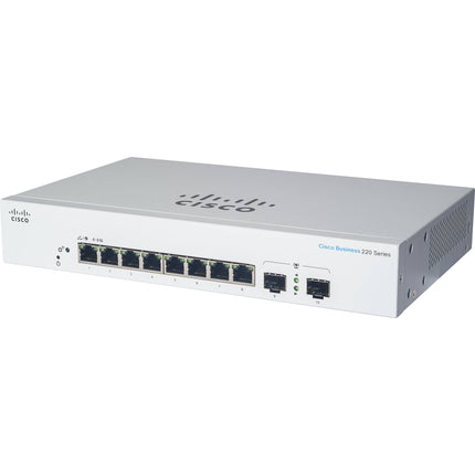 Cisco CBS220-8FP-E-2G Switch de Red Gestionado 8 Puertos PoE 130W 20 Gb/s
