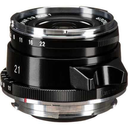 Voigtlander Color-Skopar 21mm f/3.5 Lente Asférica para Leica M negro 39mm filtro