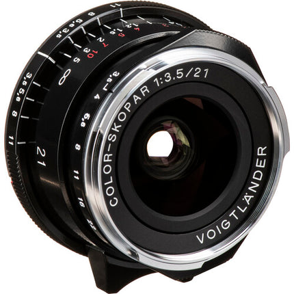 Voigtlander Color-Skopar 21mm f/3.5 Lente Asférica para Leica M negro 39mm filtro