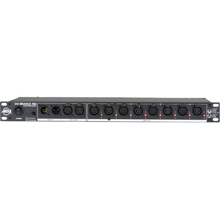 American Audio D4 Branch RM Distribuidor Amplificador DMX 4 Salidas Rack 1RU