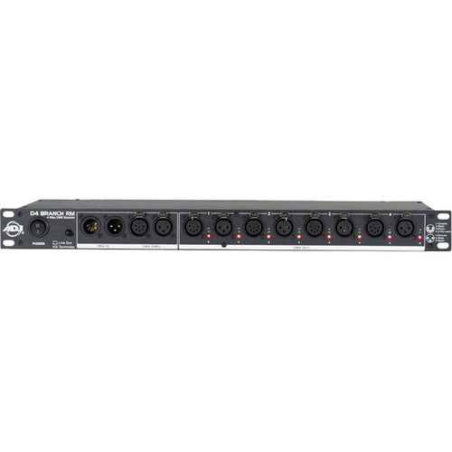American Audio D4 Branch RM Distribuidor Amplificador DMX 4 Salidas Rack 1RU