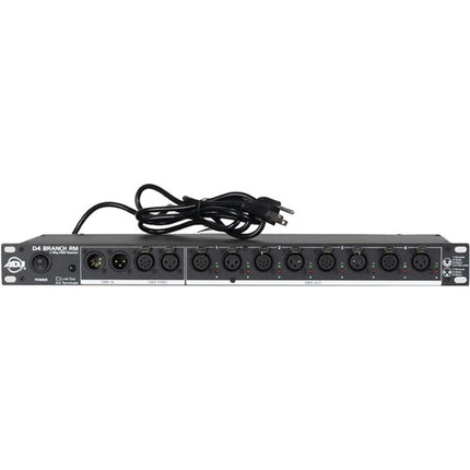 American Audio D4 Branch RM Distribuidor Amplificador DMX 4 Salidas Rack 1RU