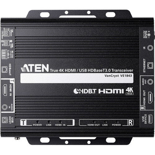 ATEN VE1843 Transceptor HDBaseT 3.0 HDMI USB True 4K Alcance 100m