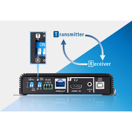 ATEN VE1843 Transceptor HDBaseT 3.0 HDMI USB True 4K Alcance 100m