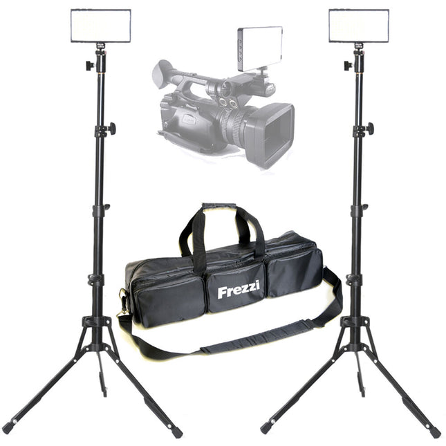 Frezzi Pocket Light II Kit Iluminación LED 3 Piezas Con Soportes 213 cm