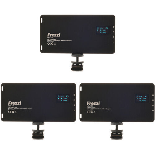 Frezzi Pocket Light II Kit Iluminación LED 3 Piezas Con Soportes 213 cm