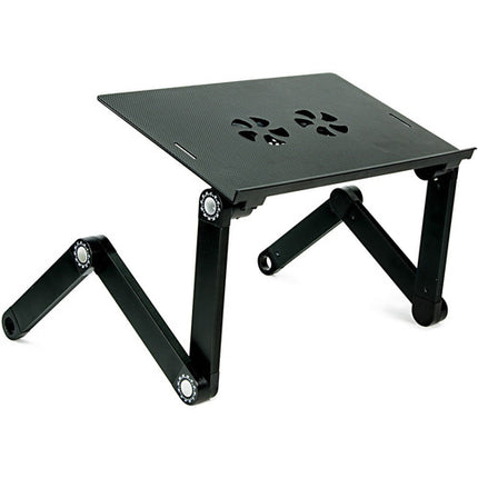 Mount-It MI-7211 Bandeja Refrigerante Ajustable para Laptop hasta 17" con Mouse Pad Ambidiestro