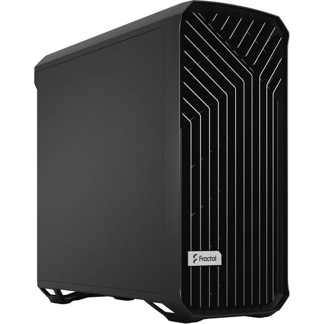 Fractal Design Torrent Caja Mid-Tower Negra con Panel Lateral de Acero y 5 Ventiladores
