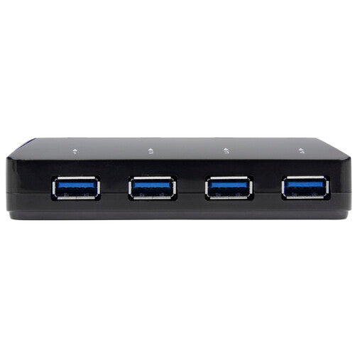 StarTech Hub USB 3.2 Gen 1 Negro 4 Puertos 2.4A Carga Rápida