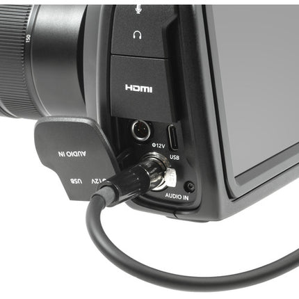 Azden SGM-250MX Micrófono Shotgun Mini-XLR con Cable 33cm y Shockmount