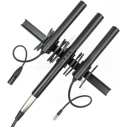 Azden SGM-250CX Micrófono Shotgun Corto con Shockmount y Cable XLR 33 cm