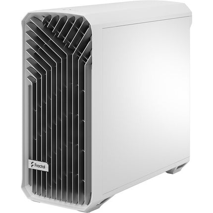 Fractal Design Torrent Caja Mid Tower con Panel Lateral de Vidrio Templado Soporta Radiadores de 16.5 Pulgadas y Tarjetas Gráficas de 18.1 Pulgadas Blanca