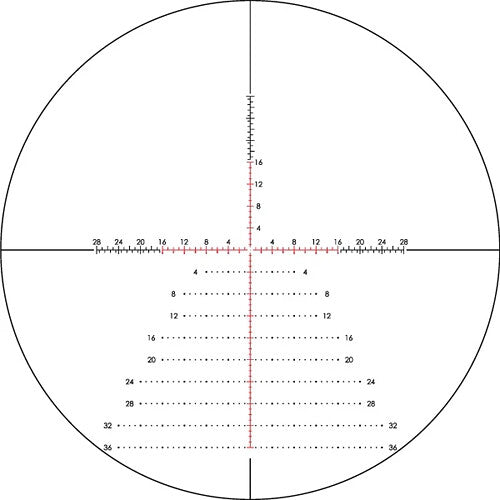 Vortex 6-36x56 Razor HD Gen III FFP Riflescope Retículo Iluminado y Óptica Multicoated con Sombrilla 3"
