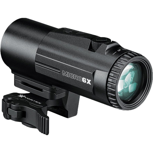 Vortex V6XM Micro6x Magnificador 6x con Montura Riser 1.9" y Punto Rojo