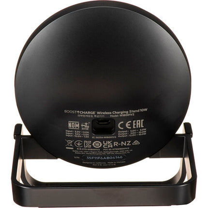 Belkin Boost Charge Soporte de Carga Inalámbrica 10W Negro con Cargador QC 3.0
