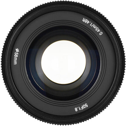 Yongnuo YN 50mm f1.8S DF DSM Lente para Sony E con diafragma de 9 hojas y recubrimiento multilayer