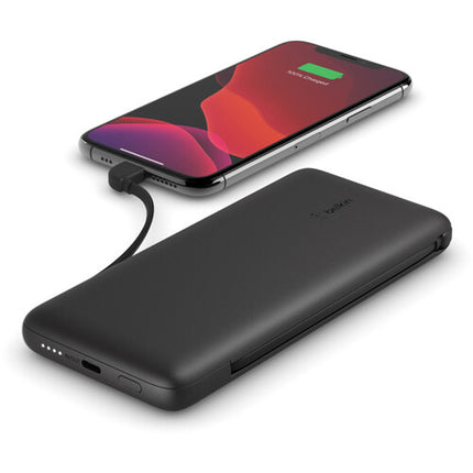 Belkin BOOST CHARGE Power Bank 10000mAh con cables integrados negro
