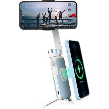 Power Vision S1 Gimbal Smartphone Azul 3 Ejes 15 Horas Batería
