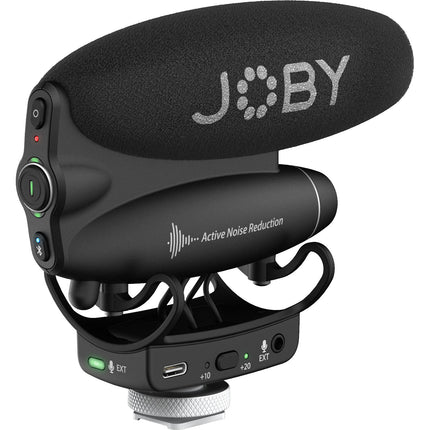 JOBY Wavo PRO Micrófono Shotgun híbrido para cámara 60 horas batería USB y 3.5mm