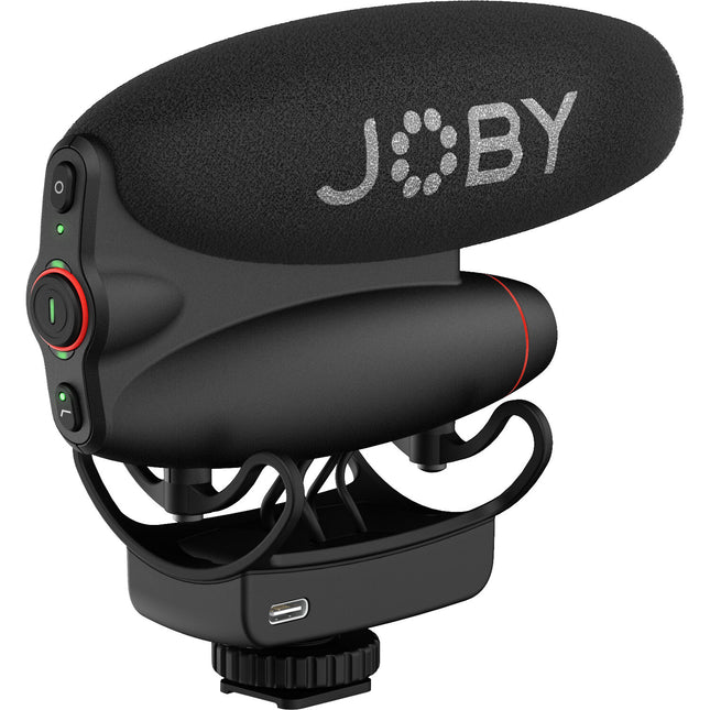 JOBY Wavo PRO DS Micrófono Shotgun para Cámara con Batería 60H USB y TRS