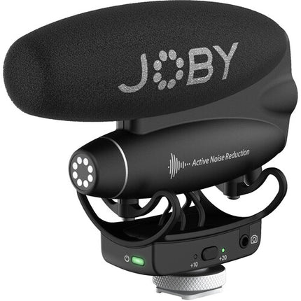 JOBY Wavo PRO Micrófono Shotgun híbrido para cámara 60 horas batería USB y 3.5mm