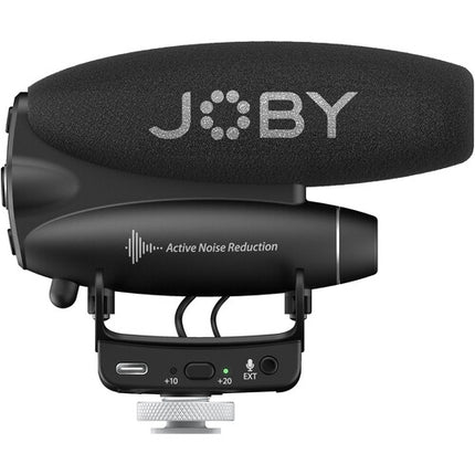 JOBY Wavo PRO Micrófono Shotgun híbrido para cámara 60 horas batería USB y 3.5mm