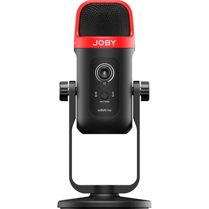 JOBY Wavo POD Micrófono USB de escritorio con filtro anti pop y cables USB tipo C y A