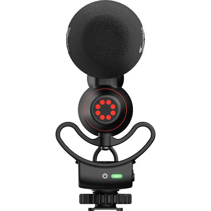 JOBY Wavo PRO DS Micrófono Shotgun para Cámara con Batería 60H USB y TRS