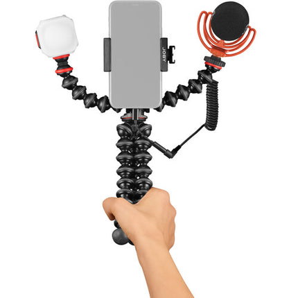 JOBY GorillaPod Advanced Kit Vlogging Soporte Smartphone Micrófono LED