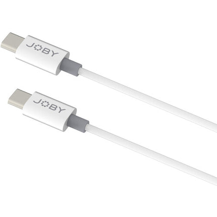 Cable USB Tipo C a Tipo C JOBY Charge & Sync 2 m 60W 3A Blanco