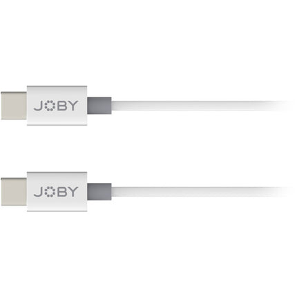Cable USB Tipo C a Tipo C JOBY Charge & Sync 2 m 60W 3A Blanco