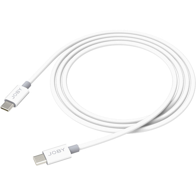 Cable USB Tipo C a Tipo C JOBY Charge & Sync 2 m 60W 3A Blanco