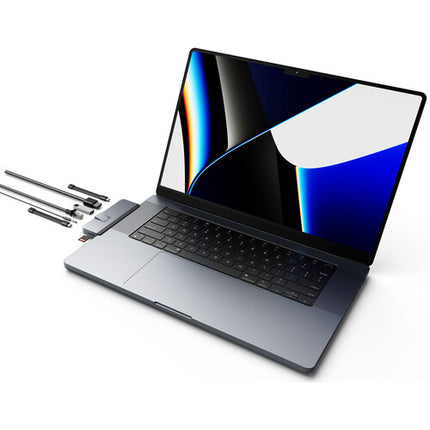HYPER DUO PRO 7-en-2 Hub USB-C con Thunderbolt 4 HDMI y 100W Power Delivery