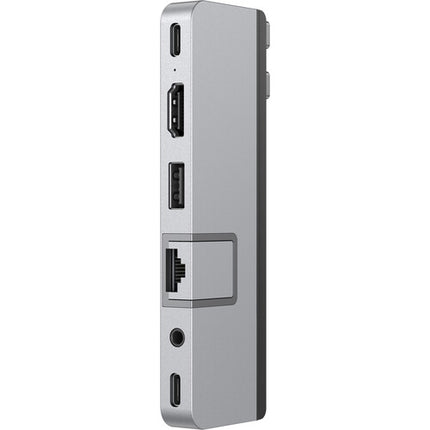 HYPER DUO PRO 7 en 2 Hub USB-C Plata 100W Thunderbolt 4 HDMI