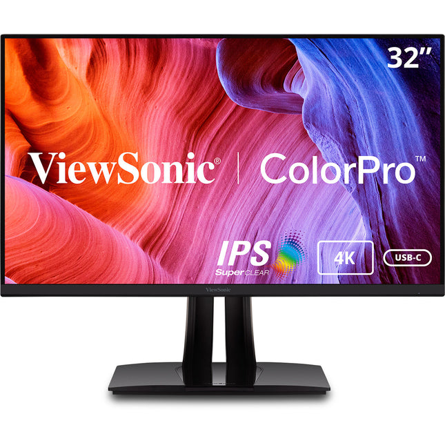 ViewSonic VP3256-4K Monitor 31.5" 4K HDR IPS Adaptive-Sync 5 ms