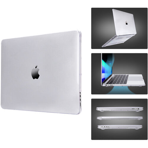 Funda rígida TechProtectus Colorlife para MacBook Pro 16.2" transparente ligera y resistente