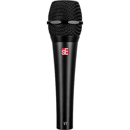 sE Electronics V7 Micrófono Dinámico Supercardioide Negro con Clip y Estuche
