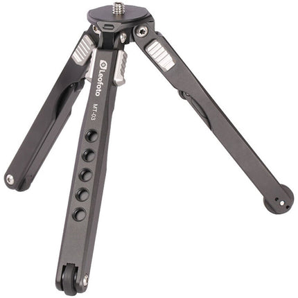 Leofoto MT-03 spider trípode de mesa altura 7.3 in carga 11 lb