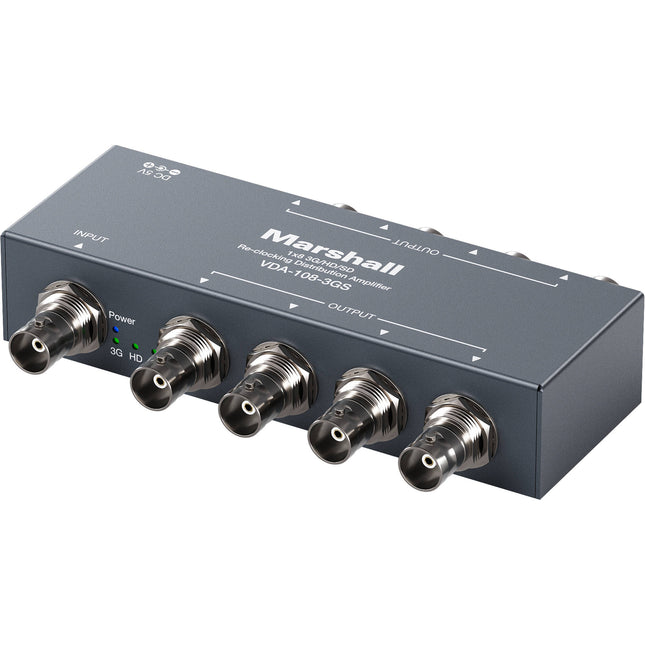 Marshall Electronics 1 x 8 Amplificador de Distribución SDI 3G HD SD con 8 Salidas y Ecualización Automática