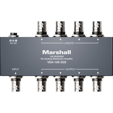 Marshall Electronics 1 x 8 Amplificador de Distribución SDI 3G HD SD con 8 Salidas y Ecualización Automática