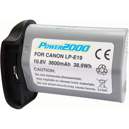 Power2000 ACD-445 Batería para Canon LP-E19 10.8V 3600mAh Litio-Ion