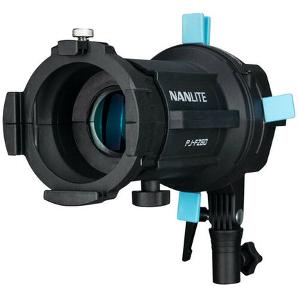 Soporte proyector Nanlite Forza 60 y 60B luz LED ángulo 36° con 4 gobos y filtro gel