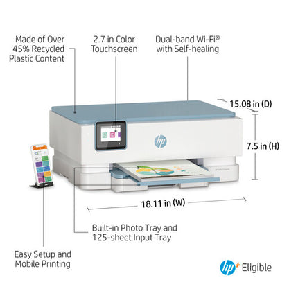HP ENVY Inspire 7255e Impresora Multifuncional Color 1200x1200 dpi Negra 4800x1200 dpi Color