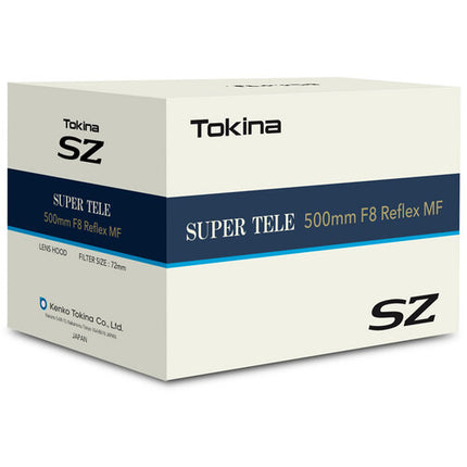 Tokina SZ SUPER TELE 500mm F8 Lente Teleobjetivo Reflex T-Mount 72mm