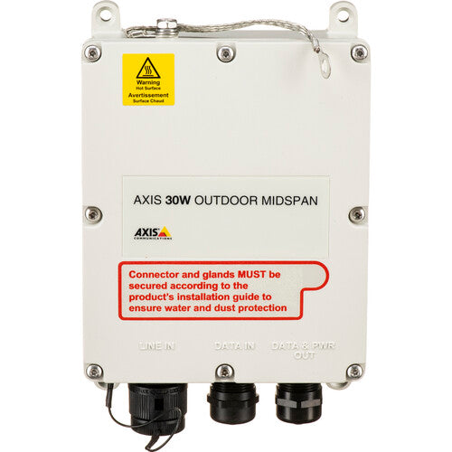 Axis Communications Midspan PoE Exterior 30W 1 Puerto IP67 NEMA 4X
