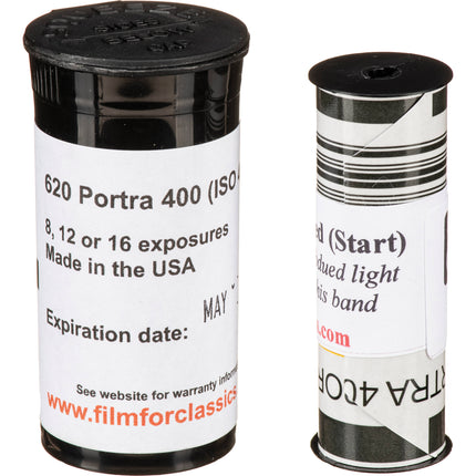 Film for Classics Professional Portra 400 Película Negativa Color ISO 400 620 Rollos