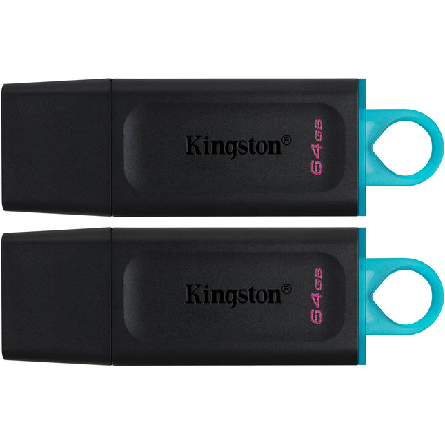 Kingston DataTraveler Exodia Memoria USB 3.2 64GB 2 Pack Azul