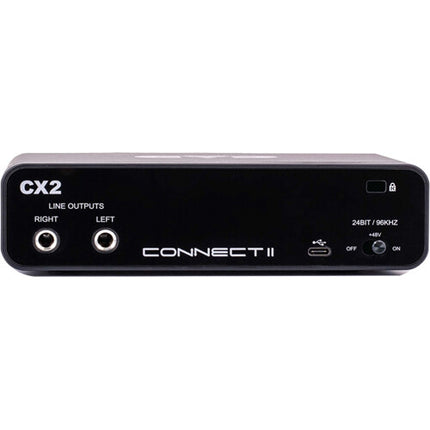 CAD CX2 Connect II Interfaz de Audio USB 2x2 Preamplificadores 48V Phantom